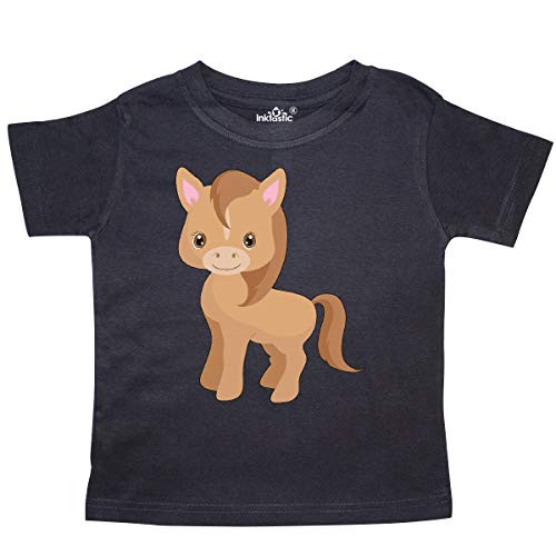 inktastic Cute Brown Pony Toddler T-Shirt 2T Black 3a3a9