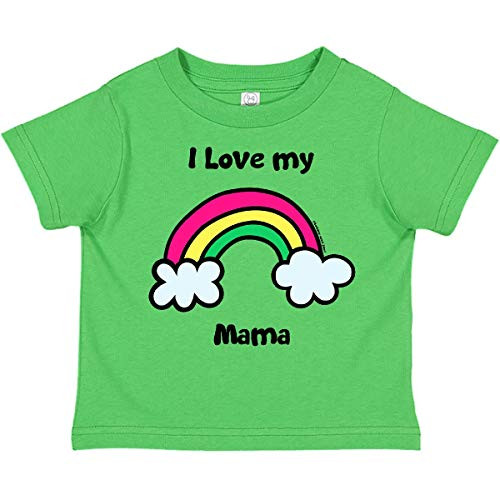 inktastic I Love My Mama Toddler T-Shirt 2T Apple Green - Flossy and Jim 2cdfe