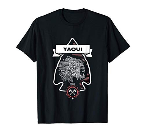 Yaqui Tribe Native Mexican Indian Proud Retro Arrow Darker T-Shirt