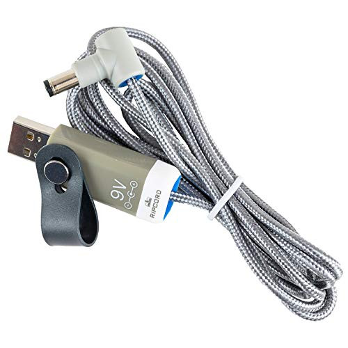 myVolts Ripcord - USB to 9V DC Power Cable Compatible with The VTech Power Xtra Notebook