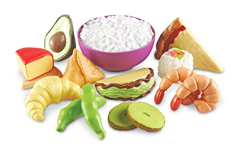 Learning Resources New Sprouts Multicultural Food Set, 15 Pieces