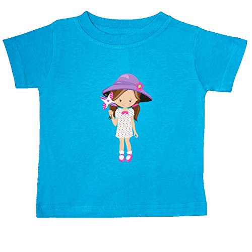 inktastic Spring Girl Brown Hair Purple Baby T-Shirt 24 Months Turquoise 3c0e6 inktastic Spring Girl Brown Hair Purple Baby T-Shirt 24 Months Turquoise 3c0e6