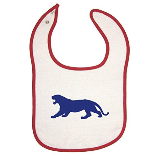 Mashed Clothing Tiger -Navy- Red Piping Bib