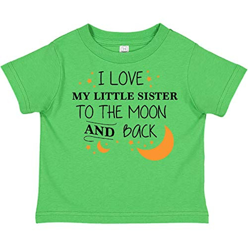 inktastic I Love My Little Sister to The Toddler T-Shirt 3T Apple Green 29667
