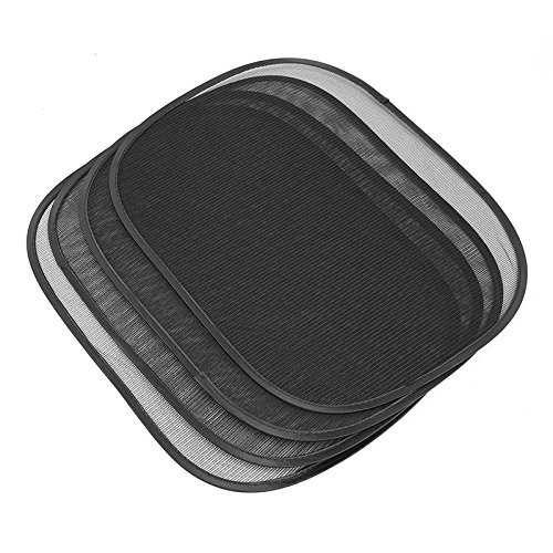 KIMISS 5Pcs Car Sun Shade Curtain Car Sun Visor Car Window Shade Suction Cup Car Curtain Auto Sunshade Glare and UV Rays Protection for Your Child