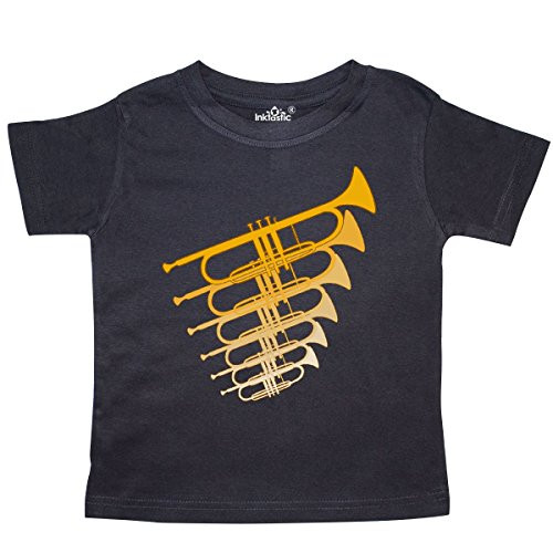 inktastic Trumpet Line Toddler T-Shirt 2T Black 27ed8