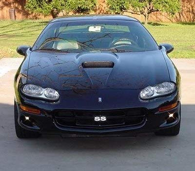 SS Badge Overlay Decals - 93-02 Camaro SS - -Color Reflective Lemon Yellow-