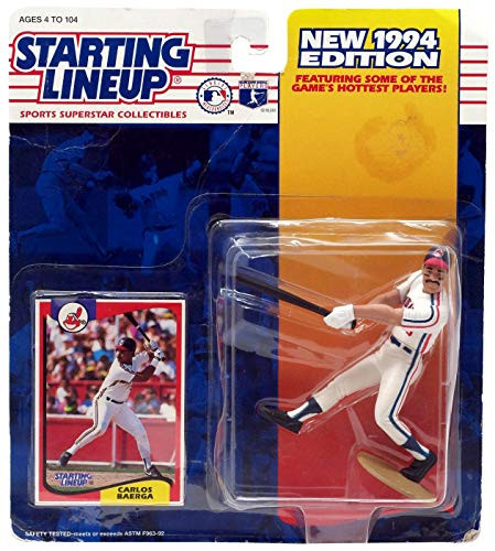 MLB Starting Lineup Carlos Baerga Action Figure -Moderate shelf wear-