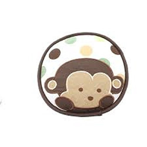 Kids Line Embroidered Baby Boy Monkey Wall Decor Brown
