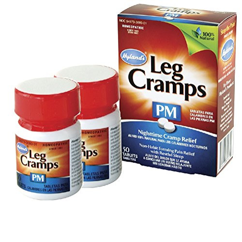 Hylands Leg Cramps PM with Quinine Tablets 50 ea -Pack of 2-