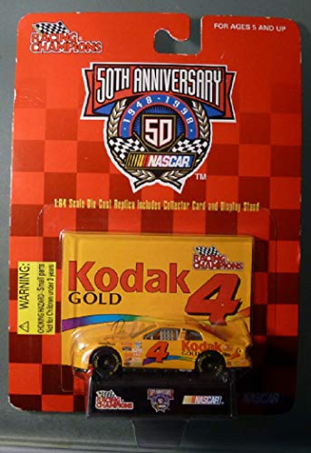 Racing Champions 50th Anniversary Nascar Bobby Hamilton 4 Kodak 1/64 Scale Replica Nascar Die Cast Truck w/Collector Card and Display Stand