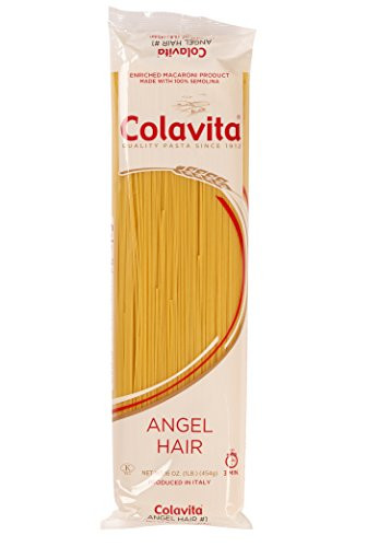 Colavita Angel Hair -Capellini- Pasta 1 Lb. -Pack of 4-