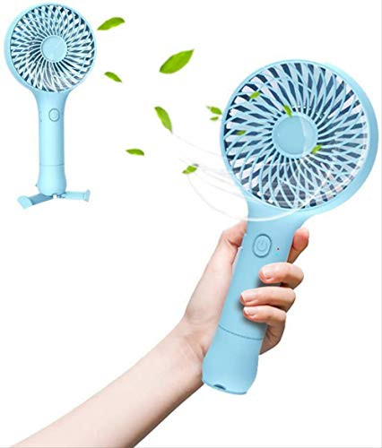 Mini Handheld Fan Desktop Fan Portable USB Handheld Fan Rechargeable Handheld Fan Battery Can Be Installed Ultra-Quiet Hand-held Small Fan
