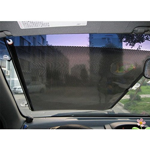 MAZIMARK--Car Shield Visor Side Window Shade Windshield Sunshade Auto Retractable Curtain