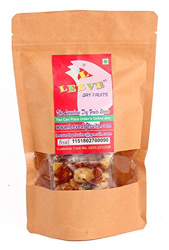 Leeve Dry Fruits Mix Dry Fruits Chikki - 200 Gram -0.44 lbs-