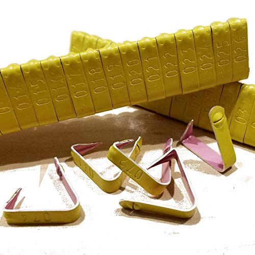 Pinnon Hatch Farms Jiffy Wing Bands Numbered Identification Tags NOT Stamped Wing Bands for Gamefowl Chicken Pheasant Poultry Duck Quail Bird Tags Markers -100 Yellow-