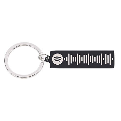 Personalized Spotify Code Keychain DIY Custom Music Spotify Scan Code Stainless Steel Keyring Engraved Spotify Code Personalized Spotify Code Keychain DIY Custom Music Spotify Scan Code Stainless Steel Keyring Engraved Spotify Code