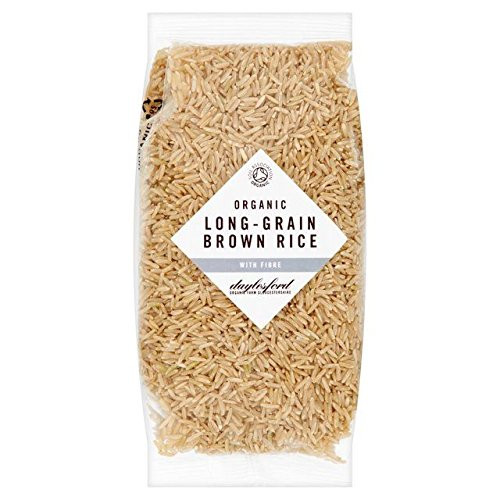 Daylesford Organic Brown Long Grain Rice - 500g -1.1lbs-