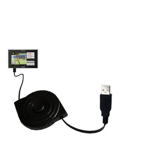 USB Power Port Ready Retractable USB Charge USB Cable Wired specifically for The Mio C620 and uses TipExchange