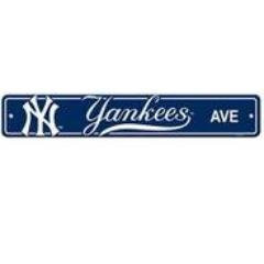 Fremont Die MLB New York Yankees Sign4x24 Plastic Street Team Colors One Size