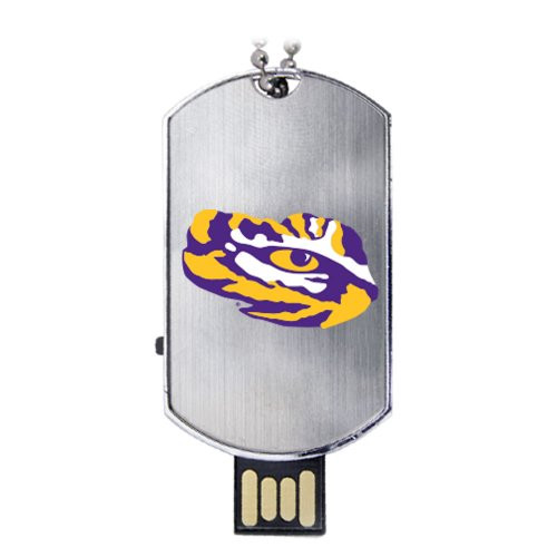 LSU Tigers Flash Tag USB Drive 4GB