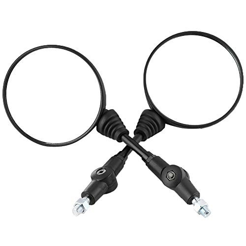 BiuZi Motorcycle Rearview Mirror Motorcycle Modified Folding Rearview Mirror Round Side Mirrors for CAR 2Pcs