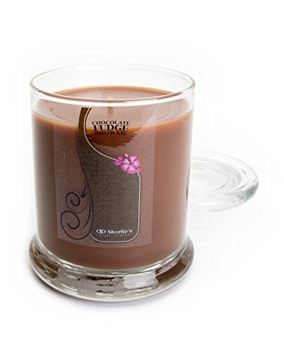 Chocolate Fudge Brownie Candle - Medium Brown 10 Oz. Highly Scented Jar Candle - Made with Natural Oils - Bakery  and  Food Collection