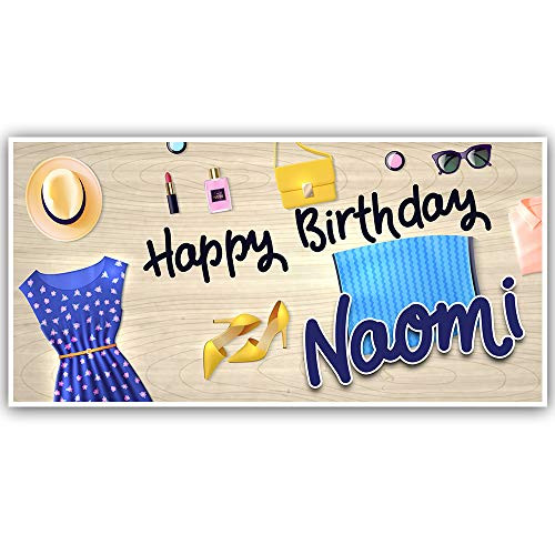 Fashion Clothes Birthday Personalized Banner