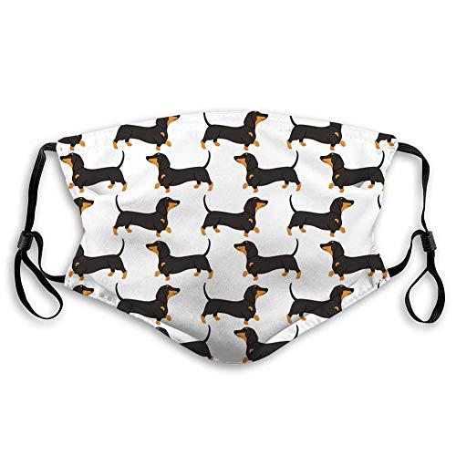 Fillter Face Cloth For anyone Dachshund in Action?Cold Mouth Dustproof Double Protection