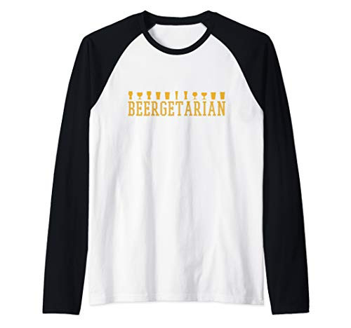 Beergetarian - Funny Craft Beer Lover Brewer Brewmaster Gift Raglan Baseball Tee Beergetarian - Funny Craft Beer Lover Brewer Brewmaster Gift Raglan Baseball Tee
