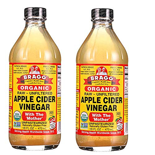 Bragg Organic Apple Cider Vinegar - 16 Ounce -Pack of 2-