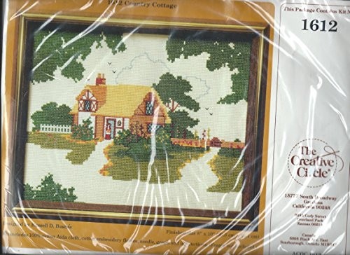 Creative Circle Counted Cross Stitch Kit  1612 Country Cottage