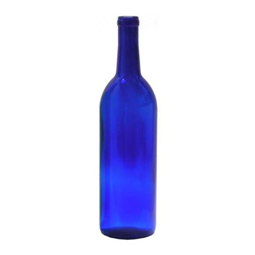 Midwest Homebrewing and Winemaking Supplies B01HDY9XRG FBA_Does Not Apply 750 ml Cobalt Glass Claret/Bordeaux Bottles, 12 Per Case, Blue