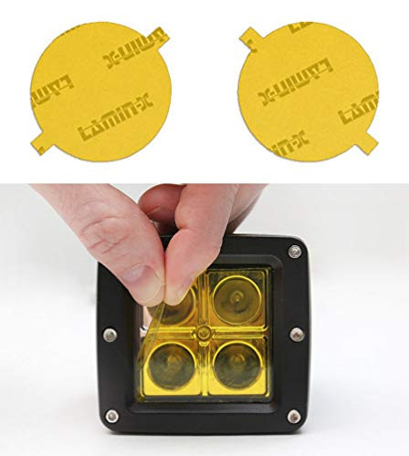 Lamin-x Custom Fit Yellow Fog Light Covers for Toyota Tundra -10-13-