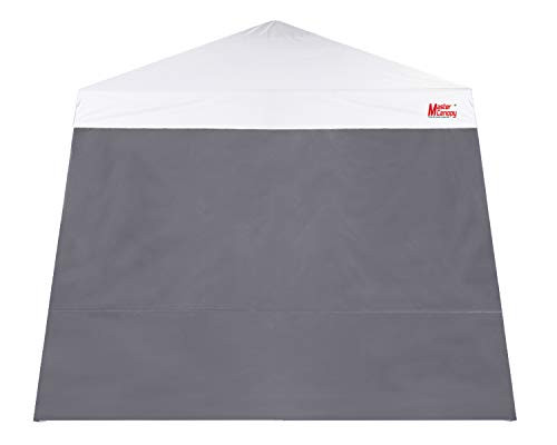 MASTERCANOPY Sunwall Panel Canopy Sidewall Fits 10x 10 Slant Leg Canopy Tent Gray