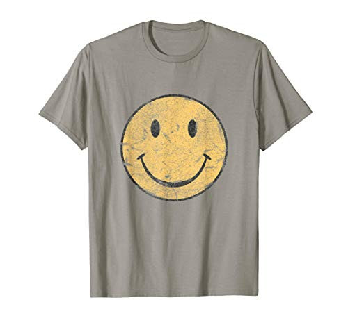 Vintage SMILE FACE - 70s Vibe - Yellow Smile T-Shirt