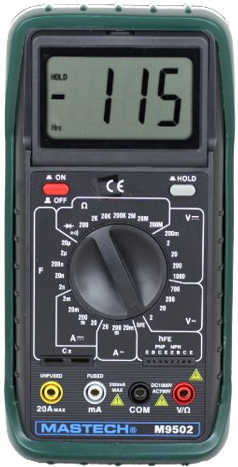 Sinometer M9502 AC/DC 31-range 20A Digital Multimeter with adjustable LCD Display Sinometer M9502 AC/DC 31-range 20A Digital Multimeter with adjustable LCD Display