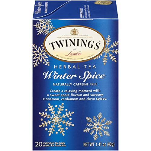 Twinings of London Winter Spice Herbal Tea Bags 20 Count -Pack of 6- Twinings of London Winter Spice Herbal Tea Bags 20 Count -Pack of 6-