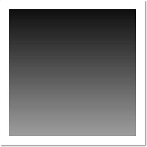 Barewalls Gray Black Gradient Background Paper Print Wall Art -8in. x 8in.-