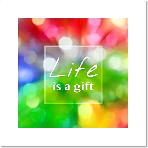 Barewalls Inspirational Typographic Quote Paper Print Wall Art - fa34399864 -4in. x 4in.-