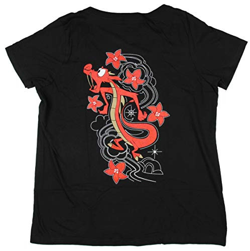 Disney Womens Mulan Mushu Dragon Design Plus Size T-Shirt 4