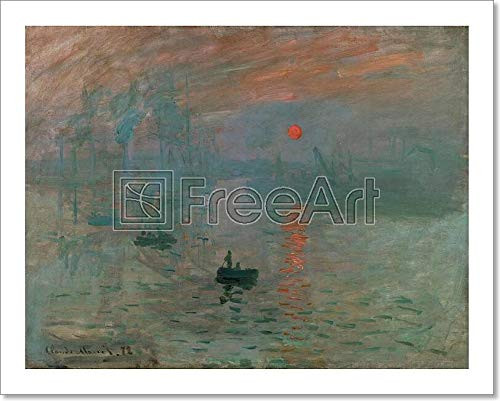 Impression Sunrise Paper Print Wall Art -8in. x 10in.-