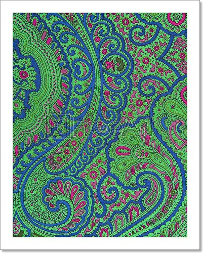 Fabric Texture Paper Print Wall Art -10in. x 8in.-