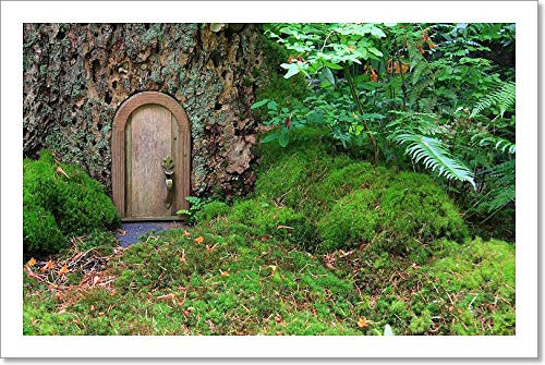 Fairy Tale House Paper Print Wall Art -4in. x 6in.-