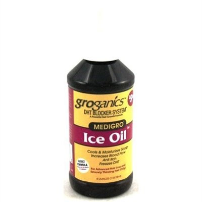Groganics Dht Ice Oil Scalp Moisturizing 4oz -2 Pack-