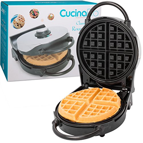 Belgian Waffle Maker- Non-Stick 7.5" Waffler Iron w Patented Ready Beep and Adjustable Browning Control Belgian Waffle Maker- Non-Stick 7.5" Waffler Iron w Patented Ready Beep and Adjustable Browning Control