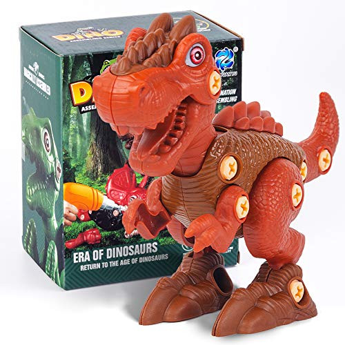 Subao Take Apart Dinosaur Toys for Kids STEM Learning Dinosaur Toys for Kids 3-5 Brown Tyrannosaurus Rex Dinosaur Building Set Perfect Birthday Xmas Gift for Boys Girls Subao Take Apart Dinosaur Toys for Kids STEM Learning Dinosaur Toys for Kids 3-5 Brown Tyrannosaurus Rex Dinosaur Building Set Perfect Birthday Xmas Gift for Boys Girls