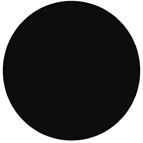 2 inch Diameter Black Circle Labels -500 per Roll-