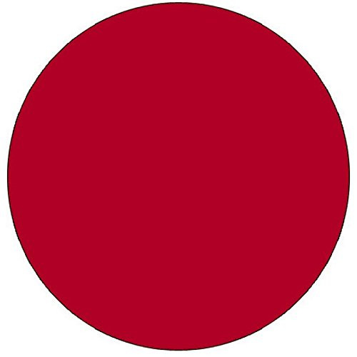 2 inch Diameter Standard Red Circle Labels -500 per Roll-