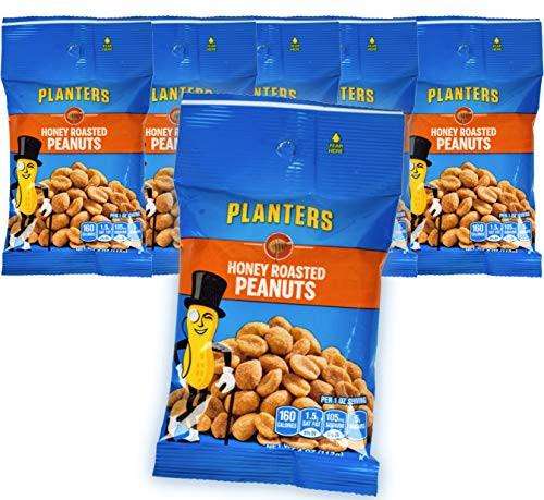 Planters Peanuts Honey Roasted 4 oz -12 pack-